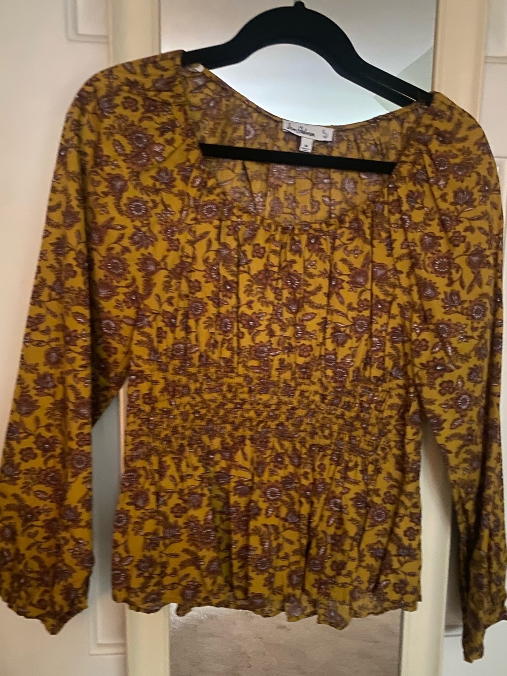Sam Edelman Floral Peasant Top- Sz M